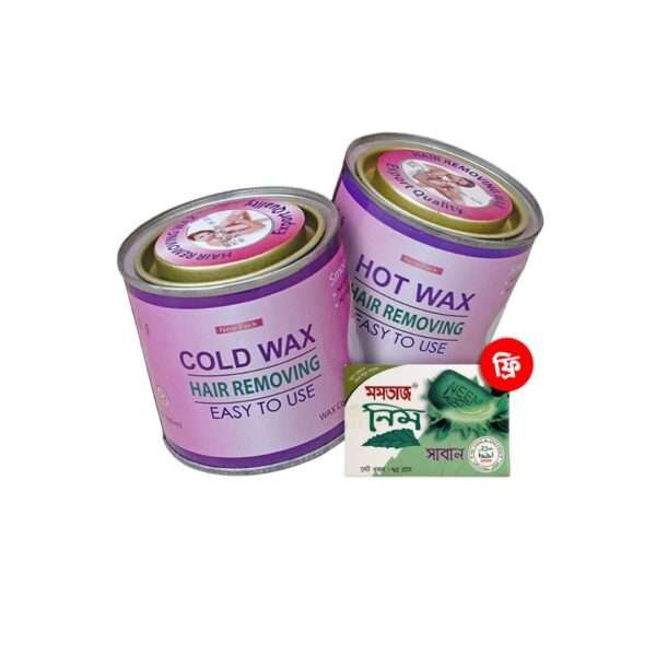 Cold Wax 200gm With Free 75gm Mumtaz Neem Soap (1)