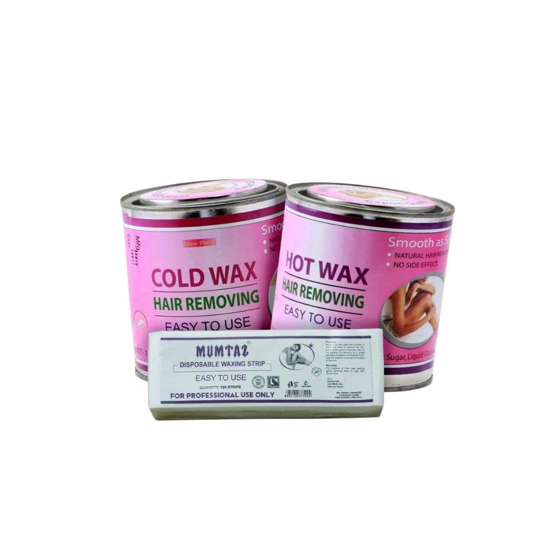 Hot Wax 1 Kg With Free 1 Box Waxing Strip (1)