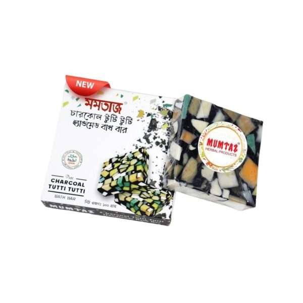 Mumtaz Handmade Bath Bar Charcoal Tutti Tutti