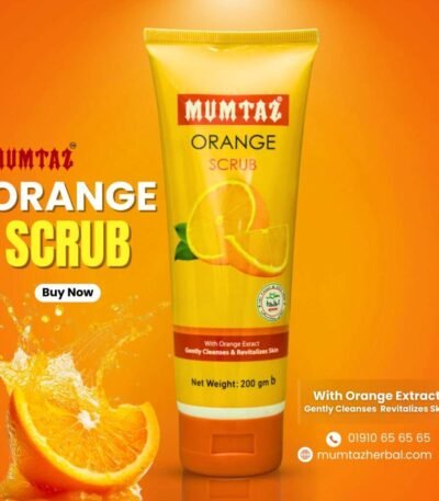 Mumtaz Orange Scrub Tube