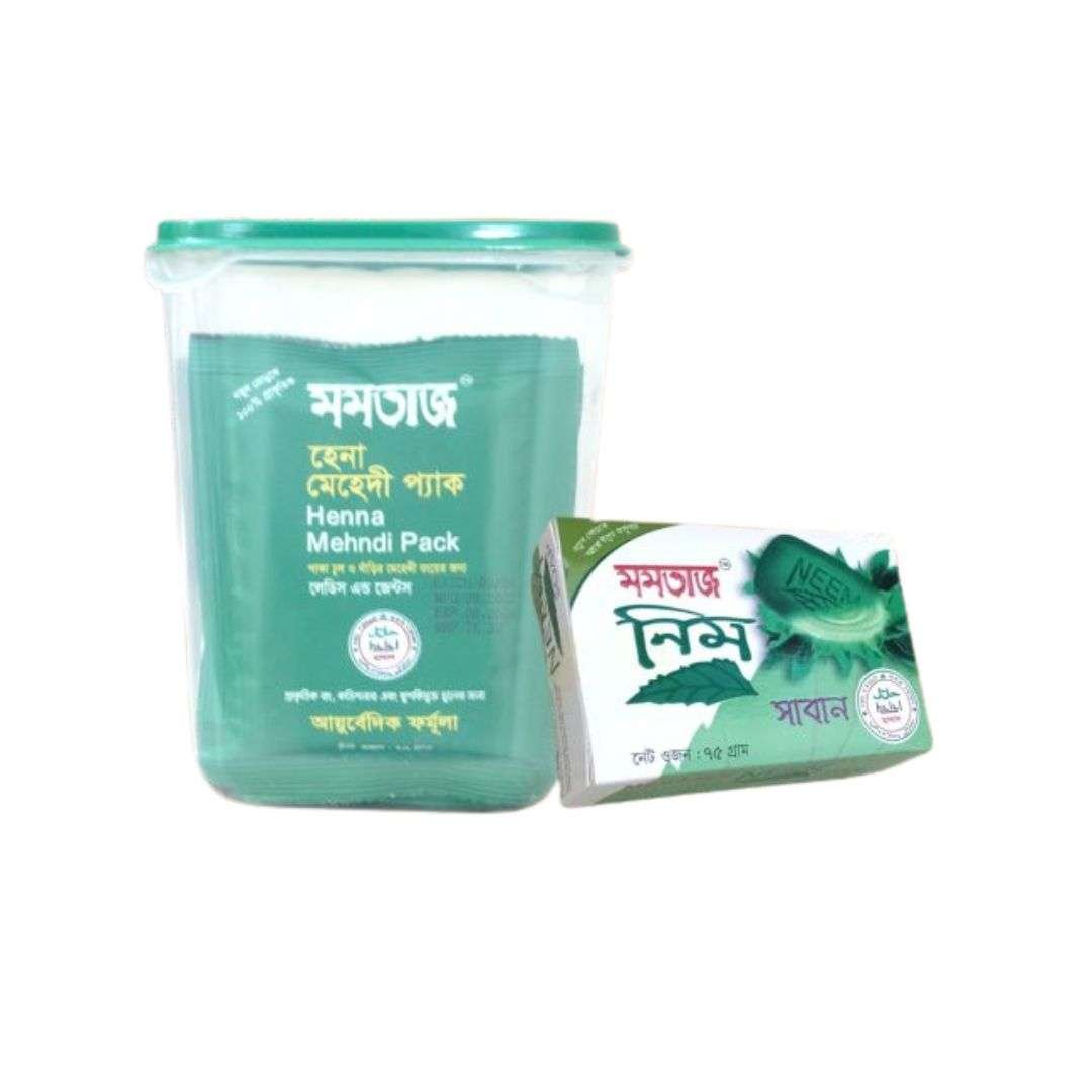 Mumtaz mehedi pack with neem soap Mumtaz mehedi pack with neem soap